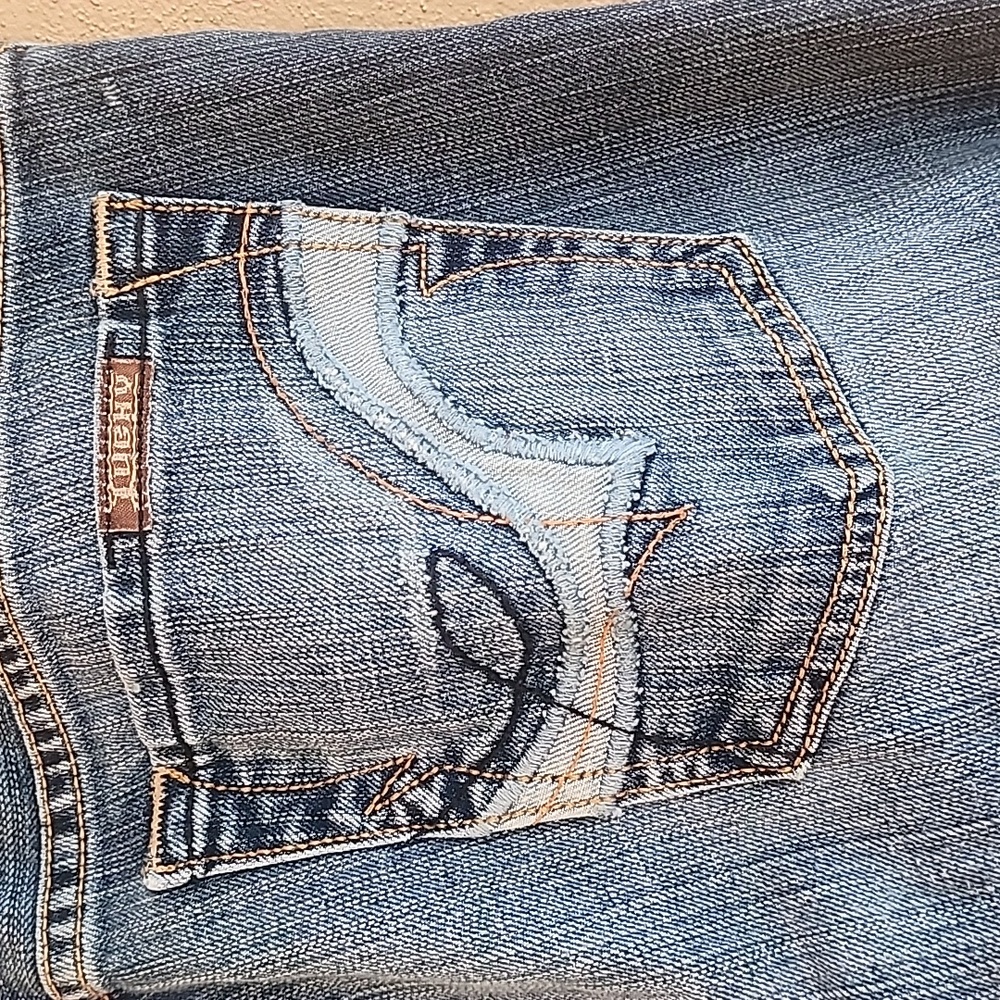 LUCKY BRAND Lil Lexi Bootcut Jeans 14/32 Low Rise Button Fly Y2K USA Denim 34 30 - Picture 11 of 16